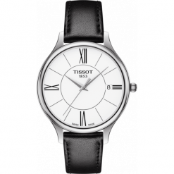 PROMOCJA ZEGAREK TISSOT T-Lady T103.210.16.018.00. Białe zegarki męskie TISSOT, ze stali. W wyprzedaży za 1056,00 zł.