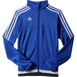 Adidas W Tiro15 Training Jkt S22327. Niebieskie bluzy damskie Adidas, s, bez wzorów, z poliesteru, bez rękawów, bez kaptura. W wyprzedaży za 119,99 zł.