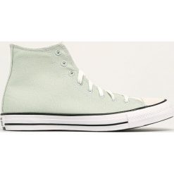 Converse - Trampki. Zielone trampki i tenisówki damskie Converse, bez wzorów, z gumy, na sznurówki. Za 339,90 zł.