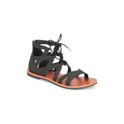 Sandały Volcom BOWIE ROAD SANDAL. Czarne sandały damskie marki Volcom, bez wzorów, bez obcasa, bez zapięcia. Za 263,20 zł.