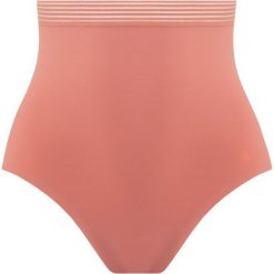Figi klasyczne z wysokim stanem Triumph Infinite Sensation Highwaist 10191038. Pomarańczowe figi damskie Triumph, s, bez wzorów, z elastanu. W wyprzedaży za 99,00 zł.