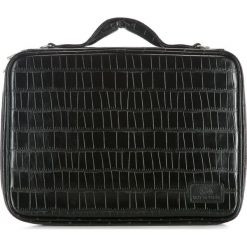 Torba na laptopa. Czarne torby męskie skórzane Wittchen, w paski, ze skóry ekologicznej, eleganckie, małe. Za 329,90 zł.
