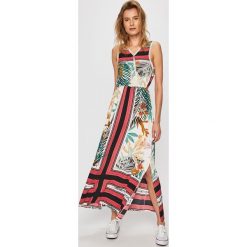 Answear - Sukienka. Sukienki damskie ANSWEAR, s, w kwiaty, z poliesteru, bez kołnierzyka, bez rękawów, mini, rozkloszowane. W wyprzedaży za 119,90 zł.