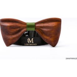 Drewniana mucha PAPILIO merbau. Szare muchy męskie marki Mayoral, l, z bawełny, z klasycznym kołnierzykiem. Za 390,00 zł.