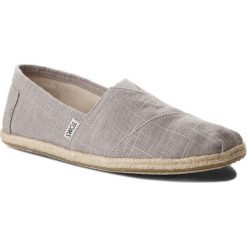 Espadryle damskie: Espadryle TOMS – Classic 10008381 Grey Linen/Rope Sole