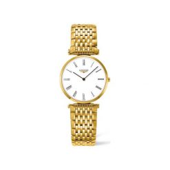 LONGINES LA GRANDE CLASSIQUE DE LONGINES L4.512.2.11.8. Szare zegarki damskie LONGINES, złote. Za 5040,00 zł.