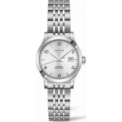 LONGINES Record L2.321.4.76.6. Szare zegarki damskie marki LONGINES, ze stali. Za 7130,00 zł.