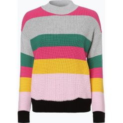 Comma casual identity - Sweter damski, różowy. Różowe swetry damskie marki comma casual identity, w paski, casualowe, bez rękawów, bez kaptura. Za 399,95 zł.