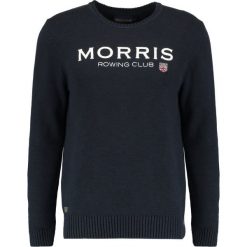 Swetry klasyczne męskie: Morris GEORGE ONECK Sweter old blue