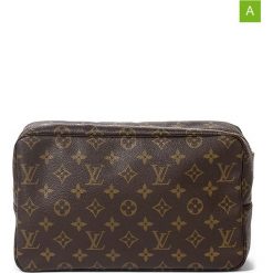 Kosmetyczki męskie: Kosmetyczka „Toiletry Pouch GM” w kolorze brązowym – 26 x 20 x 5 cm