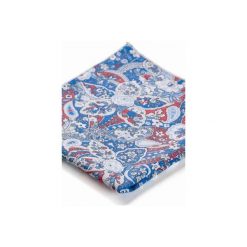 Poszetka PATTERN. Niebieskie poszetki męskie HisOutfit. Za 49,00 zł.