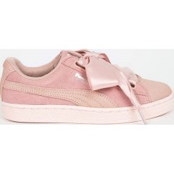Puma - Buty Suede Heart Pebble Wn;s. Różowe buty sportowe damskie Puma, bez wzorów, ze skóry, sportowe. W wyprzedaży za 139,90 zł.