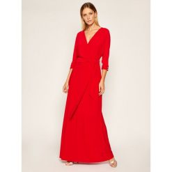 Sukienka wieczorowa Lauren Ralph Lauren Long Gown W 253792268001. Czerwone sukienki damskie Lauren Ralph Lauren, bez wzorów, wizytowe, bez kołnierzyka, bez rękawów. Za 899,00 zł.