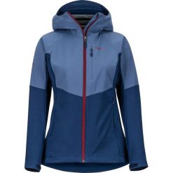 Kurtka softshellowa "Rom" w kolorze niebieskim. Niebieskie kurtki damskie Marmot, na zimę, s, bez wzorów, z materiału, bez kaptura, wspinaczkowe, gore-tex. W wyprzedaży za 389,95 zł.