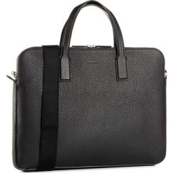 Torba na laptopa BOSS - Crosstown 50397344 001. Czarne torby męskie skórzane Boss, bez wzorów, ze skóry. Za 2189,00 zł.