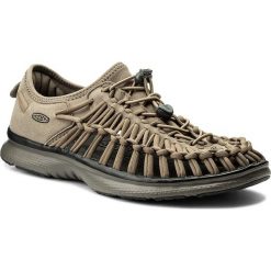 Sandały KEEN - Uneek 02 1018710 Brindle/Bungee Cord. Zielone sandały męskie marki Keen, z tworzywa sztucznego, bez zapięcia. W wyprzedaży za 259,00 zł.