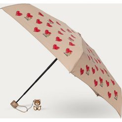 Moschino - Parasol. Brązowe parasole MOSCHINO, bez wzorów. Za 319,90 zł.