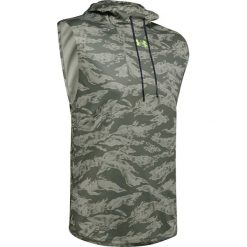 Under Armour Baseline Bluza Zielony. Zielone bluzy męskie Under Armour, l, bez wzorów, z poliesteru, bez kołnierzyka, bez rękawów, bez kaptura. Za 188,95 zł.