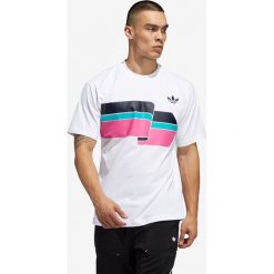 Adidas Originals Ripple Koszulka Biały. Białe koszulki męskie adidas Originals, s, z nadrukiem, z bawełny, bez kołnierzyka, krótkie. Za 119,95 zł.