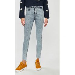 Tally Weijl - Jeansy. Niebieskie jeansy damskie TALLY WEIJL, s, bez wzorów, z elastanu, z podwyższonym stanem. W wyprzedaży za 79,90 zł.