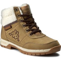 Trapery KAPPA - Bright Mid Fur T 260329T Beige/Offwhite 4143. Pomarańczowe trapery damskie Kappa, ze skóry ekologicznej, klasyczne, bez obcasa, bez zapięcia. W wyprzedaży za 129,00 zł.