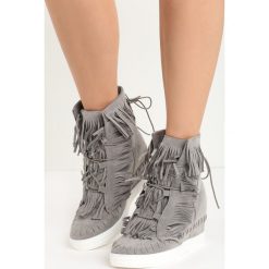 Sneakersy damskie: Szare Sneakersy Ginny