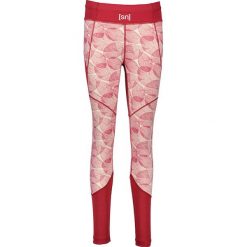 Sportowe legginsy w kolorze czerwono-białym. Białe legginsy sportowe damskie marki super.natural, xs. W wyprzedaży za 152,95 zł.