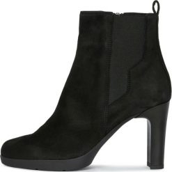 Geox botki damskie Annya 36 czarny. Czarne botki damskie Geox, eleganckie, na wysokim obcasie, na zamek. Za 629,00 zł.