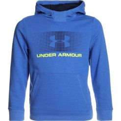 Under Armour FRENCH TERRY HOODY Bluza z kapturem mediterranean. Niebieskie bluzy męskie Under Armour, z bawełny, z kapturem. Za 189,00 zł.