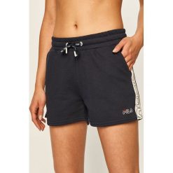Fila - Szorty. Szare szorty damskie Fila, s, z nadrukiem, z bawełny, casualowe. Za 169,90 zł.