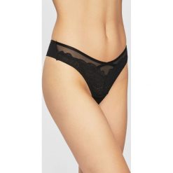 Esotiq - Stringi Claudia. Czarne majtki damskie marki Esotiq, s, bez wzorów, z elastanu. Za 54,90 zł.