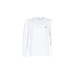 T-shirty z długim rękawem Ralph Lauren L/S CREW-CREW-SLEEP TOP. Białe t-shirty męskie Ralph Lauren, s, bez wzorów, bez kołnierzyka, długie. Za 219,00 zł.