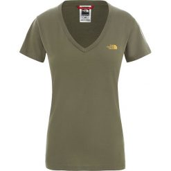 THE NORTH FACE SIMPLE DOME > 00A3H67D61. Bluzki sportowe damskie The North Face, m, z aplikacjami, z bawełny, z kontrastowym kołnierzykiem, z krótkim rękawem, krótkie, bez kaptura. Za 89,99 zł.