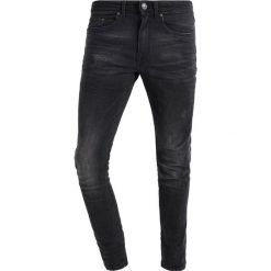 New Look WASHED TWISTED SEAM Jeans Skinny Fit black. Czarne jeansy męskie marki New Look. Za 129,00 zł.