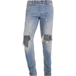 Topman POLLY BLOW Jeans Skinny Fit blue. Niebieskie jeansy męskie relaxed fit marki Topman, z bawełny. W wyprzedaży za 199,20 zł.