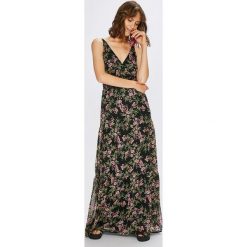Vero Moda - Sukienka Kay. Czarne sukienki damskie rozkloszowane marki Vero Moda, na co dzień, s, z poliesteru, casualowe, na ramiączkach, maxi. W wyprzedaży za 139,90 zł.