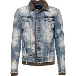 Tigha KYRIN TENT Kurtka jeansowa sky blue. Niebieskie kurtki męskie jeansowe marki Tigha, m. Za 969,00 zł.