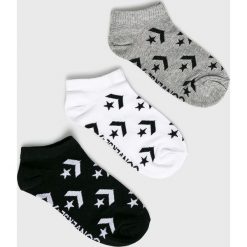 Converse - Skarpetki (3-pack). Szare skarpetki damskie Converse. W wyprzedaży za 34,90 zł.