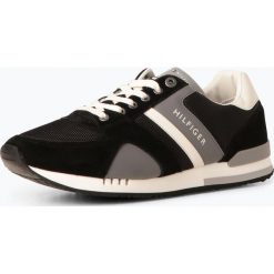 Tommy Hilfiger - Tenisówki męskie z dodatkiem skóry, czarny. Czarne tenisówki męskie marki Reserved. Za 299,95 zł.
