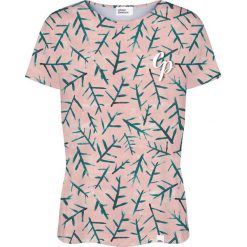Colour Pleasure Koszulka damska CP-030 276 różowo-zielona r. XXXL/XXXXL. Czerwone bluzki damskie marki Colour pleasure. Za 70,35 zł.