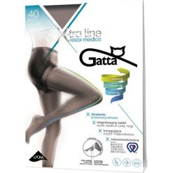 Gatta - Rajstopy X-tra Line Relax Medica 40 DEN. Szare rajstopy damskie marki Gatta. Za 27,90 zł.