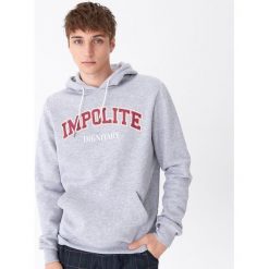Bluza z kapturem - Szary. Szare bluzy męskie House, s, bez wzorów, z kapturem, bez rękawów, z kapturem. Za 99,99 zł.