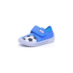 Superfit Boys Kapcie Bill bluet kombi - niebieski - Gr.Moda (2 - 6 lat). Niebieskie buciki niemowlęce marki Superfit, z bawełny. Za 109,00 zł.