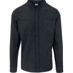 Koszule męskie: Urban Classics Low Collar Flanell Shirt Koszula czarny