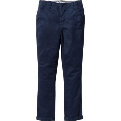 Spodnie chłopięce: Spodnie chino Skinny Fit bonprix ciemnoniebieski
