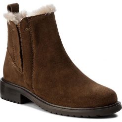 Sztyblety EMU AUSTRALIA - Pioneer W11292 Oak. Brązowe buty zimowe damskie EMU Australia, ze skóry. Za 729,00 zł.