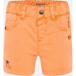 Mayoral - Szorty dziecięce 74-98 cm. Pomarańczowe spodenki chłopięce Mayoral, bez wzorów, z elastanu. Za 110,90 zł.