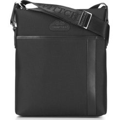Torba 88-4U-901-1. Czarne listonoszki męskie Wittchen, w paski, z nylonu, eleganckie, małe. Za 390,15 zł.