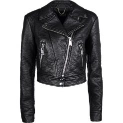 Guess Kurtka "Annalisa". Kurtki damskie Guess, z aplikacjami, ze skóry ekologicznej, krótkie. Za 459,00 zł.