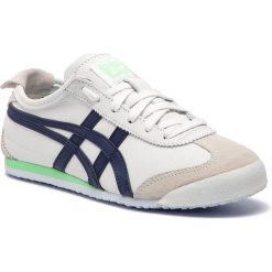 Sneakersy ONITSUKA TIGER - Mexico 66 1183A359 White/Peacoat 101. Brązowe półbuty damskie Onitsuka Tiger, ze skóry. W wyprzedaży za 239,00 zł.